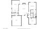 Detailed floor plan showcasing the layout of the home with the primary bedroom and kitchen clearly labeled at 9645 W Kimberly Way, Peoria, AZ 85382
