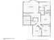 This floor plan showcases the layout of the second floor with bedrooms, closets, and multiple bathrooms at 12935 E Mercer Ln, Scottsdale, AZ 85259
