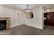 Dining space features modern lighting, adjacent to the kitchen, and access to the patio at 154 W 5Th St # 210, Tempe, AZ 85281