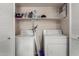 This laundry room has a side-by-side washer and dryer at 154 W 5Th St # 210, Tempe, AZ 85281