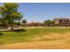 Neighborhood playground featuring green spaces, covered seating area, and various playing structures at 17038 W Mohave St, Goodyear, AZ 85338