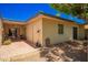 Charming backyard with a brick patio, perfect for outdoor relaxation and entertaining at 1951 E Del Sur Dr, Tempe, AZ 85283