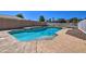 Private pool area with rock waterfall feature at 20911 E Excelsior Ave, Queen Creek, AZ 85142