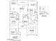 Layout of a spacious four bedroom home featuring a game room, island kitchen, and a two-bay garage at 23098 E Nightingale Rd, Queen Creek, AZ 85142