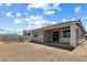 Backyard featuring block wall and covered patio at 2410 S 124Th Dr, Avondale, AZ 85323