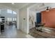 The foyer showcases archways leading to the open-concept living spaces and dining areas with modern finishes and fixtures at 25155 N 108Th Ave, Peoria, AZ 85383