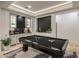 Entertain in style with this billiard room featuring custom cabinets and a built-in bar area at 4350 S White Dr, Chandler, AZ 85249