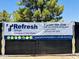 Sign announcing park improvements coming soon to Optimist Park, with an opening scheduled for Fall 2025 at 5350 S River Dr, Tempe, AZ 85283
