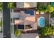 View of a single Gathering home with a private pool and solar panels at 11866 N 143Rd Ave, Surprise, AZ 85379