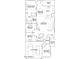 Detailed floorplan showcasing the layout of the home, including four bedrooms and a two-car garage at 23345 W Mobile Ln, Buckeye, AZ 85326