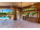 Open air patio features an outdoor kitchen, perfect for entertaining at 2558 E Page Ct, Gilbert, AZ 85234