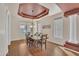 Dining room with wood floors, a large window, and neutral tones at 2642 S Joplin --, Mesa, AZ 85209