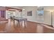 Game room featuring a pool table, hardwood floors, and ample windows at 2642 S Joplin --, Mesa, AZ 85209