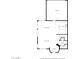 Layout of the first floor with living room, kitchen, dining area, garage, foyer, hall, and bathroom at 29431 N 122Nd Gln, Peoria, AZ 85383