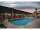 Relaxing backyard pool featuring desert landscaping and plenty of room to relax and entertain at 3133 E Redwood Ct, Phoenix, AZ 85048