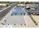 An aerial view shows the layout of the buildings at 346 W Edgemont Ave, Phoenix, AZ 85003