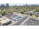 Aerial view of the home and surrounding neighborhood with mature landscaping at 346 W Edgemont Ave, Phoenix, AZ 85003