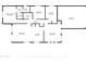 Layout of home with bedrooms, baths, kitchen, dining, living room, garage, and walk-in closet at 3534 N 106Th Ln, Avondale, AZ 85392