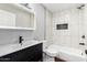 Beautiful bathroom with large shower and modern sink at 3810 N Maryvale Pkwy # 2020, Phoenix, AZ 85031