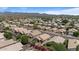 Community aerial view of a well-planned neighborhood with beautiful mountain views at 4459 E Desert Wind Dr, Phoenix, AZ 85044