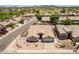 Aerial view showcasing a single-Gathering home with desert landscaping and a well-maintained front yard at 509 W Villa Rita Dr, Phoenix, AZ 85023