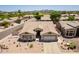 Aerial view features a well-kept home with desert landscaping, a two-car garage, and a welcoming entrance at 509 W Villa Rita Dr, Phoenix, AZ 85023