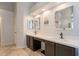 Spacious bathroom vanity with granite counter top and great lighting at 509 W Villa Rita Dr, Phoenix, AZ 85023