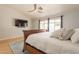 Bedroom with nice view from the windows overlooking the pool at 509 W Villa Rita Dr, Phoenix, AZ 85023