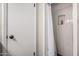 Clean shower with white tile and a recessed shelf at 533 E 7Th Pl, Mesa, AZ 85203