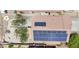 Aerial view of a home with solar panels installed on the roof at 6712 W Northview Ave, Glendale, AZ 85303