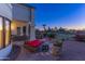 Secluded backyard with a comfortable seating arrangement to enjoy the golf course views at 7878 E Gainey Ranch Rd # 36, Scottsdale, AZ 85258