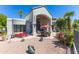 Beautiful backyard featuring an outdoor seating area, lush landscaping, and a tranquil atmosphere at 7878 E Gainey Ranch Rd # 36, Scottsdale, AZ 85258