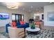 Inviting lounge area with comfortable seating, modern decor, and a view into other rooms at 7878 E Gainey Ranch Rd # 36, Scottsdale, AZ 85258