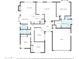 Floor plan of a single-Gathering home featuring 4 bedrooms, 3 bathrooms, laundry room, and an attached two-car garage at 10367 E Wood Dr, Scottsdale, AZ 85260