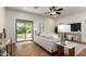Cozy living room with a sliding glass door to the backyard patio at 10850 W Avenida Del Rey --, Peoria, AZ 85383