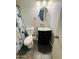 Charming bathroom with vanity, toilet, and patterned shower curtain at 1342 W Emerald Ave # 373, Mesa, AZ 85202