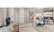 Inviting foyer showcases tile flooring, neutral color scheme, and views to the living room and bedroom at 15252 N 100Th St # 1164, Scottsdale, AZ 85260