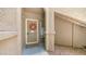 Welcoming front entry with decorative door and charming accents at 15252 N 100Th St # 1164, Scottsdale, AZ 85260