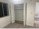 Bedroom closet with double doors at 18045 N 20Th N Ln, Phoenix, AZ 85023