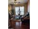 Bright living space with hardwood floors, neutral tones, and a breakfast bar at 2929 E Main St # 601, Mesa, AZ 85213