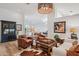 Spacious, neutral-toned living area with wood floors, lots of light, and desert-themed decor at 4146 N Lomond --, Mesa, AZ 85215
