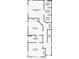 An overhead view of the home's floor plan, depicting room dimensions and placement at 4379 E Rosemonte Dr, Phoenix, AZ 85050