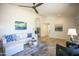 Spacious living room with contemporary furnishings and an open layout at 6608 E Ranch Rd, Cave Creek, AZ 85331