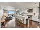 Modern open concept living space with large windows and access to balcony at 6803 E Main St # 5506, Scottsdale, AZ 85251
