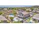 Expansive backyard featuring a pool, spa, patio, and putting green, perfect for outdoor entertaining at 9347 E Hillview Cir, Mesa, AZ 85207