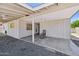 Back patio with an open-air design and overhead fans to keep you cool during the summer at 1017 S Allen --, Mesa, AZ 85204