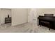 Carpeted bedroom with a shelf and a piano at 12109 W Tether Trl, Peoria, AZ 85383