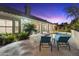 Beautiful backyard pool and lounge chairs, complemented by lush landscaping and a serene setting at 12638 E Cortez Dr, Scottsdale, AZ 85259