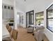 Cozy breakfast nook with a view of the pool and the backyard at 12638 E Cortez Dr, Scottsdale, AZ 85259
