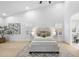 Spacious main bedroom with a vaulted ceiling and light colored walls at 12638 E Cortez Dr, Scottsdale, AZ 85259